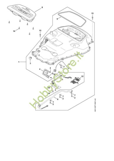 Picture of B - Parte superiore scocca iMOW 6.0